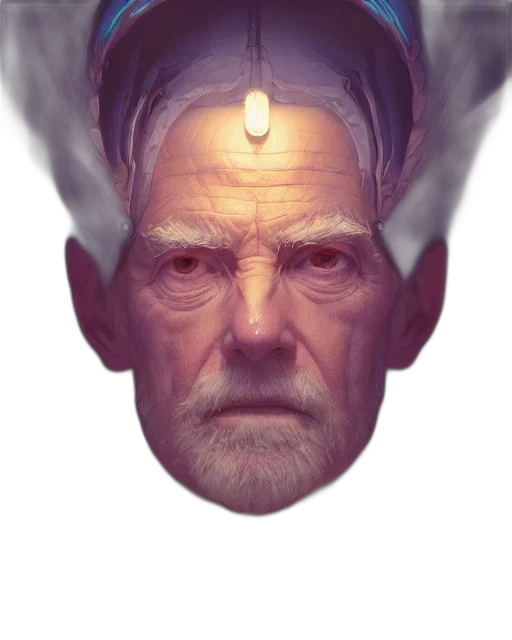 face, mask, crown, hat, concept art, photorealistic, fantasy art, 3d render transparent PNG cut-out