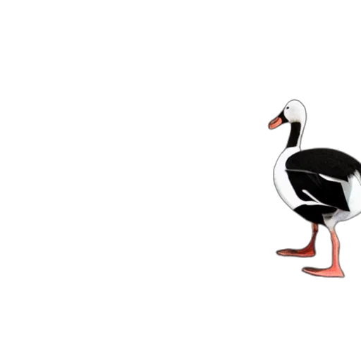 animal, creature, concept art, 3d render, cartoon, pixel art, gaggle, geese transparent PNG cut-out