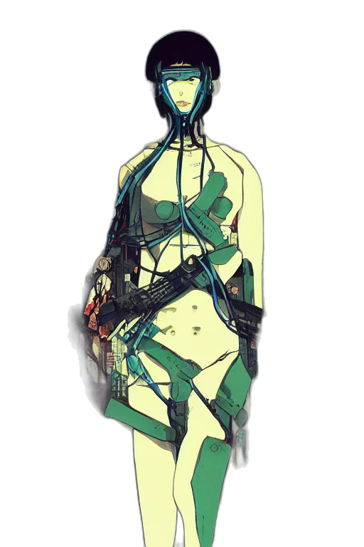 dress, robot, mask, creature transparent PNG cut-out