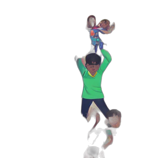 concept art, pixel art, 3d render, cartoon transparent PNG cut-out