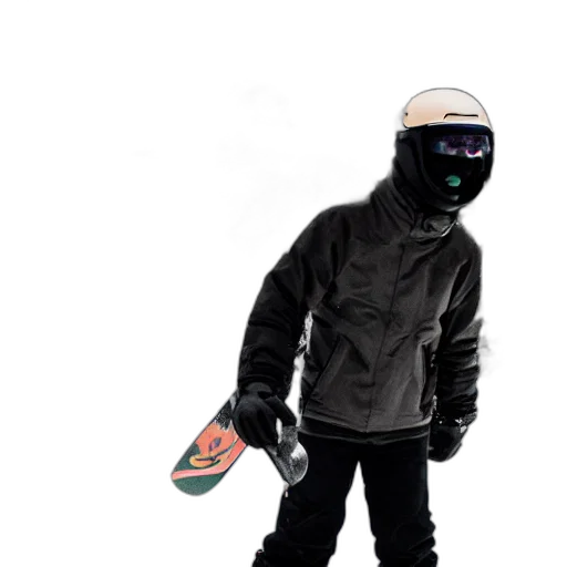 mask, jacket, shoes, hat transparent PNG cut-out