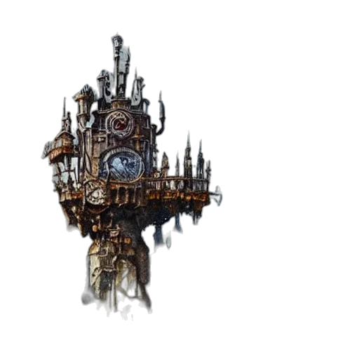 robot, crown, staff, weapon transparent PNG cut-out