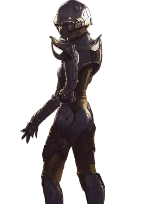 dragon, creature, staff, robot transparent PNG cut-out