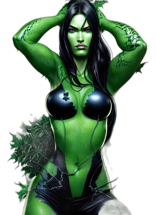 creature, comic book art, fantasy art, concept art, photorealistic, green, symmetry, gantz transparent PNG cut-out