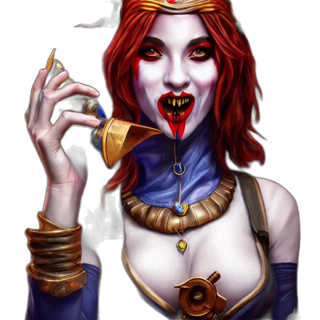 jewelry, face, fantasy art, concept art, comic book art, pixel art, female, jester transparent PNG cut-out