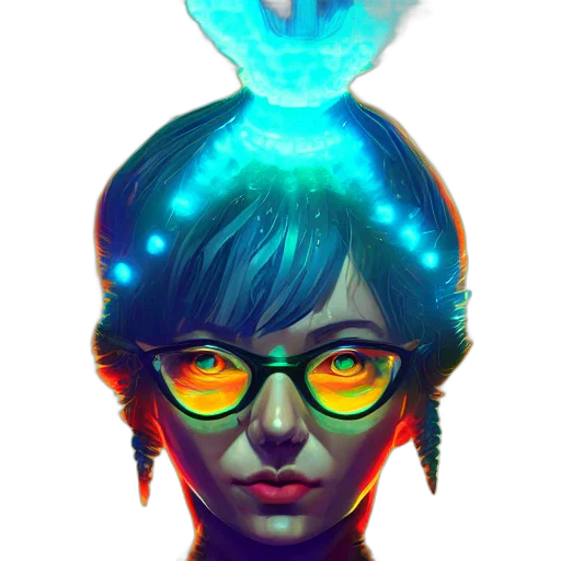 face, staff, robot, mask transparent PNG cut-out