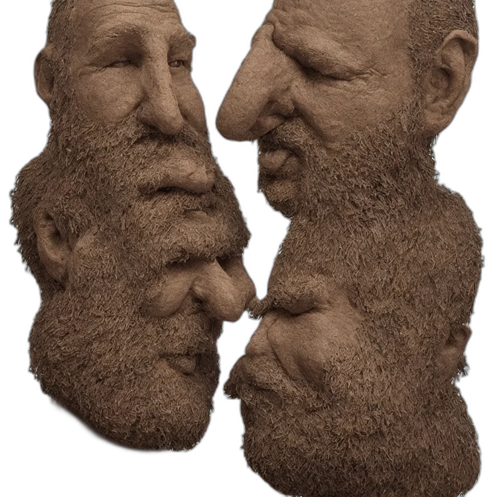 mask, face, hair, hat, 3d render, photorealistic, concept art, fantasy art transparent PNG cut-out