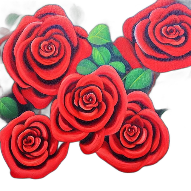 flower, jewelry, oil painting, photorealistic, 3d render, watercolor, red, beautiful transparent PNG cut-out
