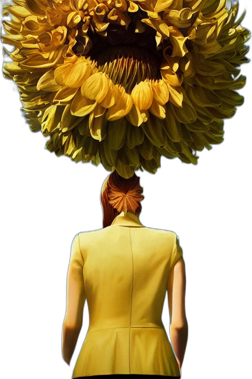 dress, flower, crown, mask, concept art, photorealistic, fantasy art, oil painting transparent PNG cut-out