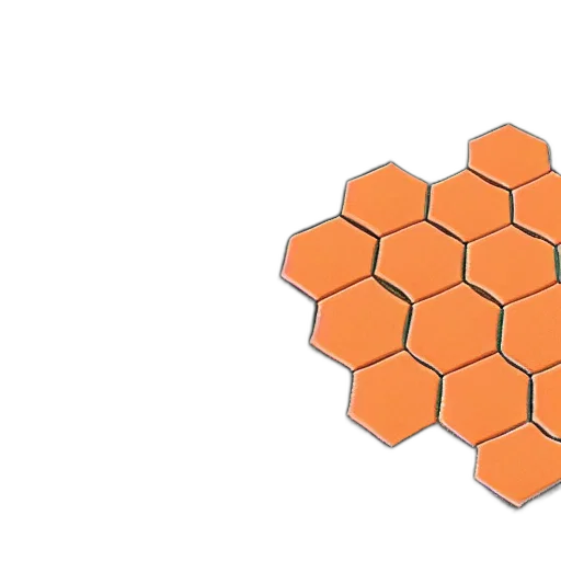 umbrella, 3d render, pixel art, golden transparent PNG cut-out