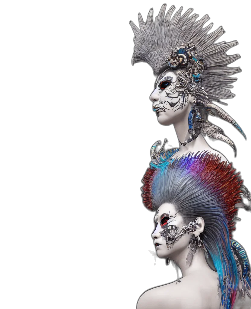 mask, crown, staff, jewelry transparent PNG cut-out