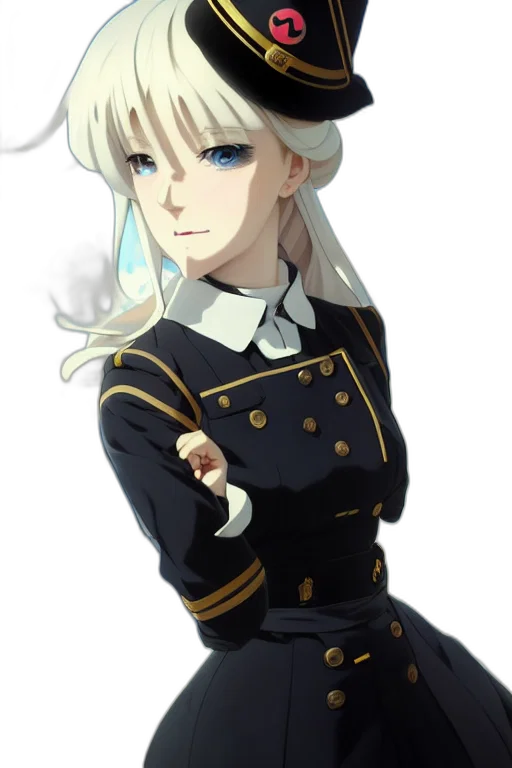 staff, dress, hat, crown, anime, pixel art, concept art, fantasy art transparent PNG cut-out