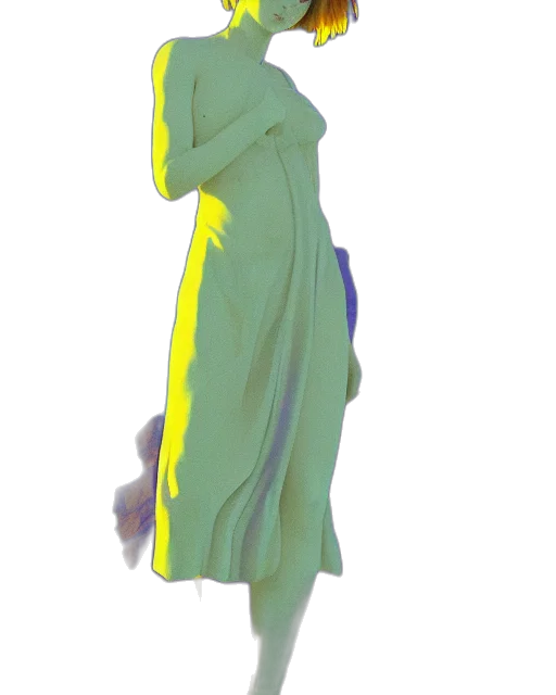 dress, staff, jacket, creature transparent PNG cut-out