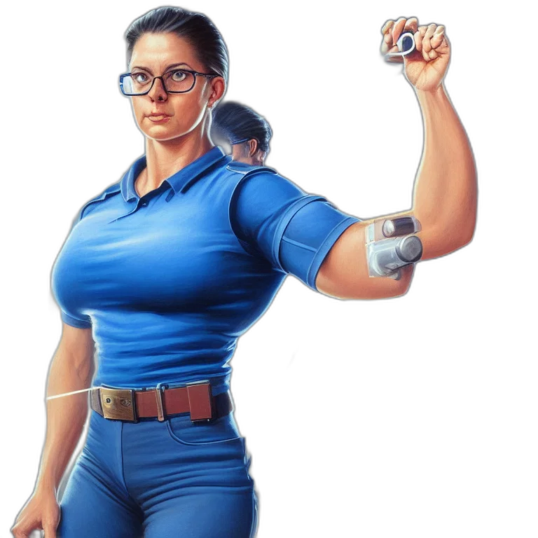 staff, weapon, dress, robot transparent PNG cut-out