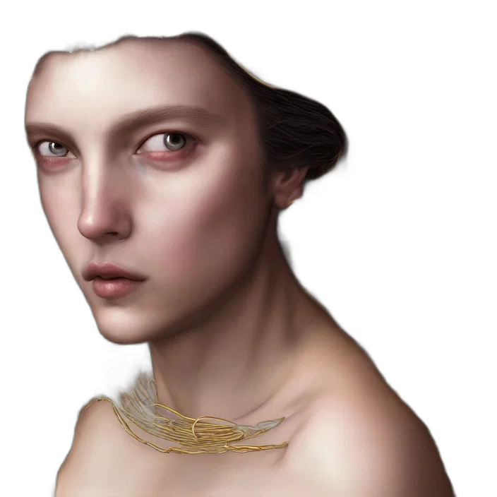 jewelry, crown, face, mask, photorealistic, fantasy art, concept art, 3d render transparent PNG cut-out