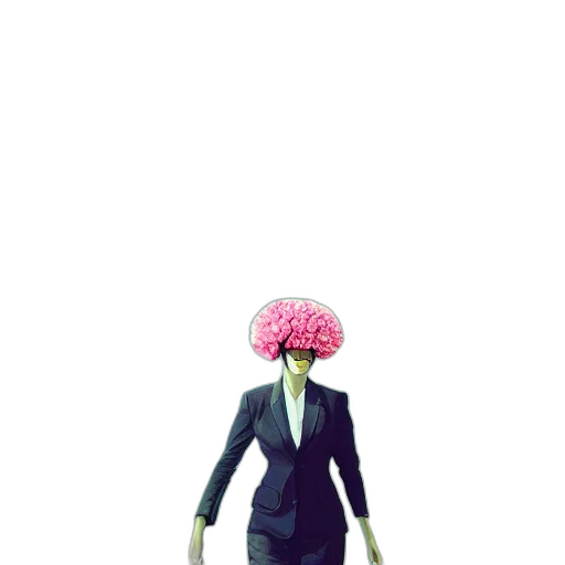 robot, creature, hat, crown transparent PNG cut-out