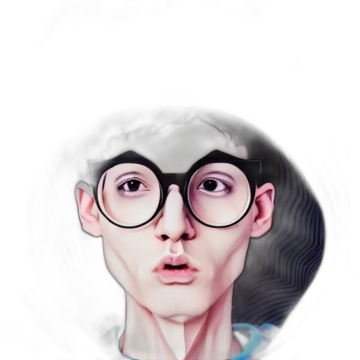 face, watercolor, photorealistic, cartoon, pixel art, pastel, monochrome, blue transparent PNG cut-out