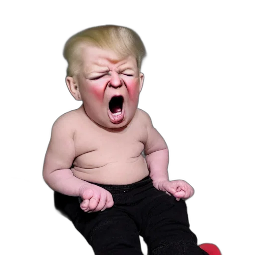 creature, mask, animal, face, photorealistic, angry, baby, donald transparent PNG cut-out