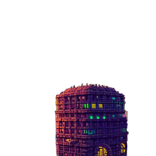 building, bottle, robot, crown transparent PNG cut-out