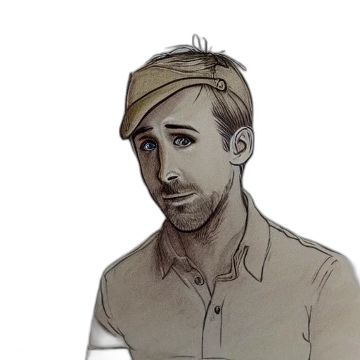 hat, staff, face, jacket transparent PNG cut-out