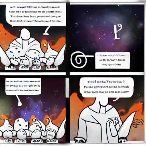 concept art, outer space, fire, night, answer, universe, all, life transparent PNG cut-out