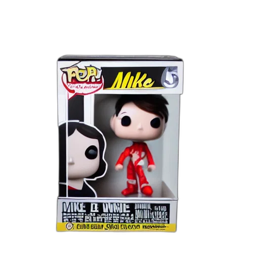 monochrome, funko, pop, mike, dewine, product, photography, white transparent PNG cut-out
