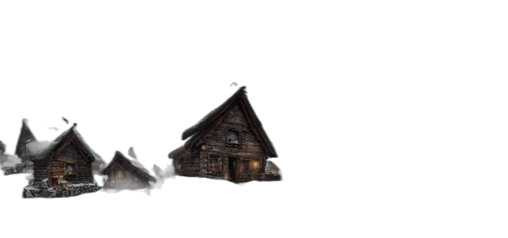 building, furniture, weapon, 3d render, concept art, photorealistic, fantasy art, snow transparent PNG cut-out