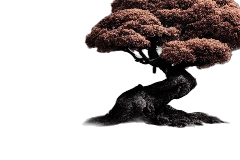 tree, hair, animal, creature, photorealistic, concept art, 3d render, forest transparent PNG cut-out