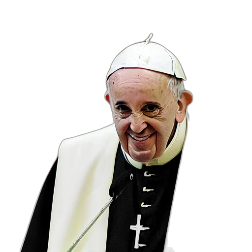 staff, 3d render, pope, francis, vocaloid transparent PNG cut-out