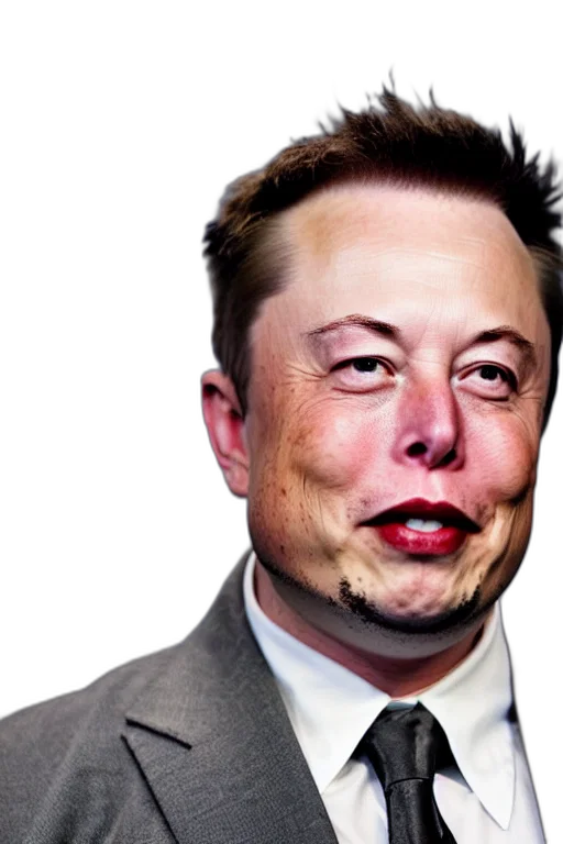 face, robot, cartoon, photorealistic, concept art, bald, elon, musk transparent PNG cut-out