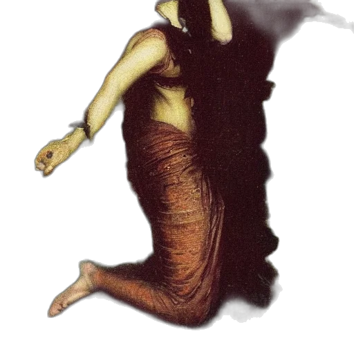 dress, dragon, staff, mask transparent PNG cut-out