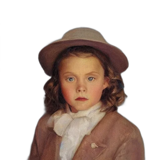 hat, face, jacket, dress transparent PNG cut-out