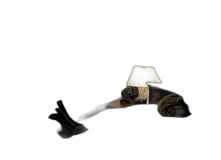 shoes, furniture, hat, animal, 3d render, photorealistic, concept art, outer space transparent PNG cut-out