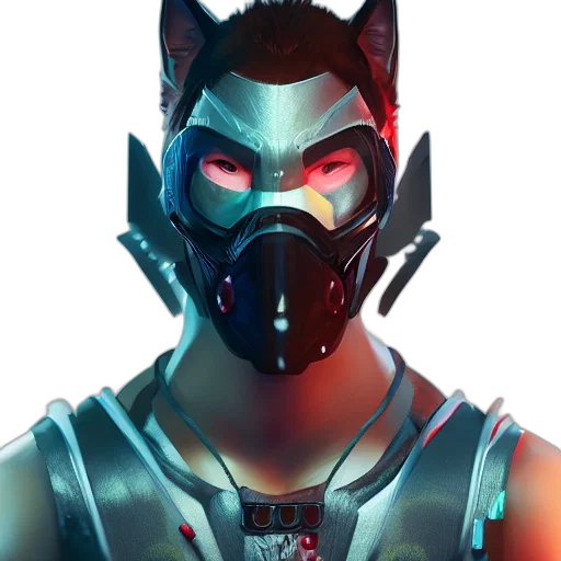 mask, face, animal, creature transparent PNG cut-out