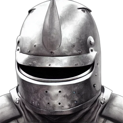 robot, mask, sword, face, concept art, photorealistic, fantasy art, comic book art transparent PNG cut-out