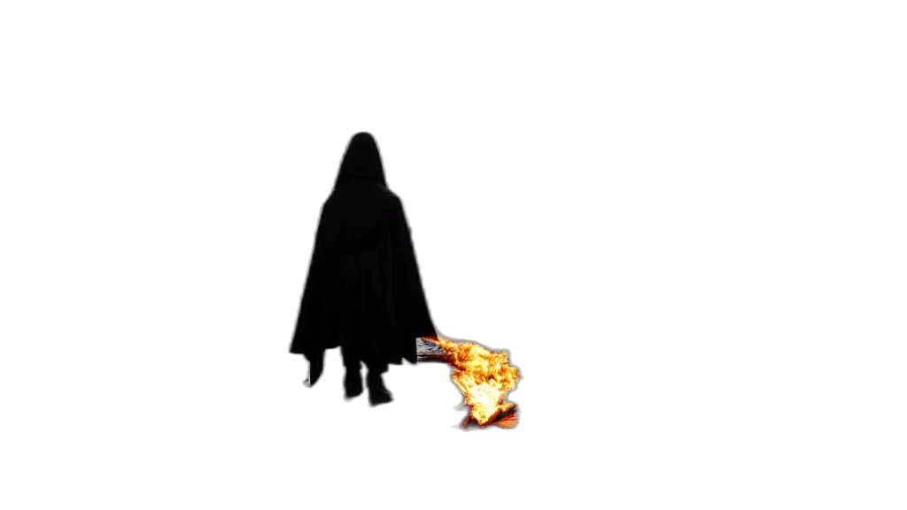 weapon, animal, creature, staff, pixel art, concept art, anime, fire transparent PNG cut-out