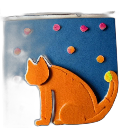 3d render, photorealistic, poptart, cat, trailing, rainbows transparent PNG cut-out