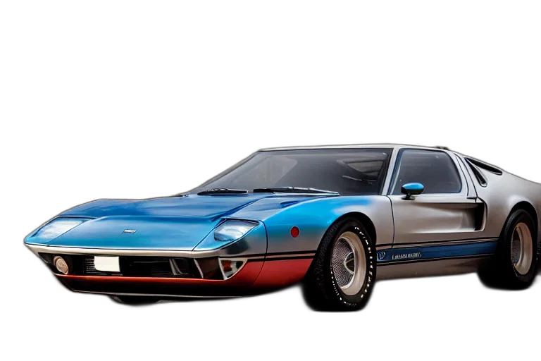 car, photorealistic, 3d render, concept art, designed, john, delorean, stylized transparent PNG cut-out