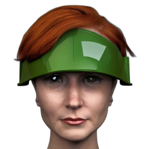 face, hat, mask, staff, concept art, 3d render, photorealistic, cyberpunk transparent PNG cut-out