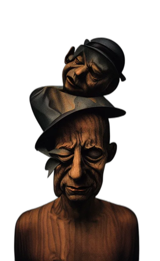 hat, mask, face, 3d render transparent PNG cut-out