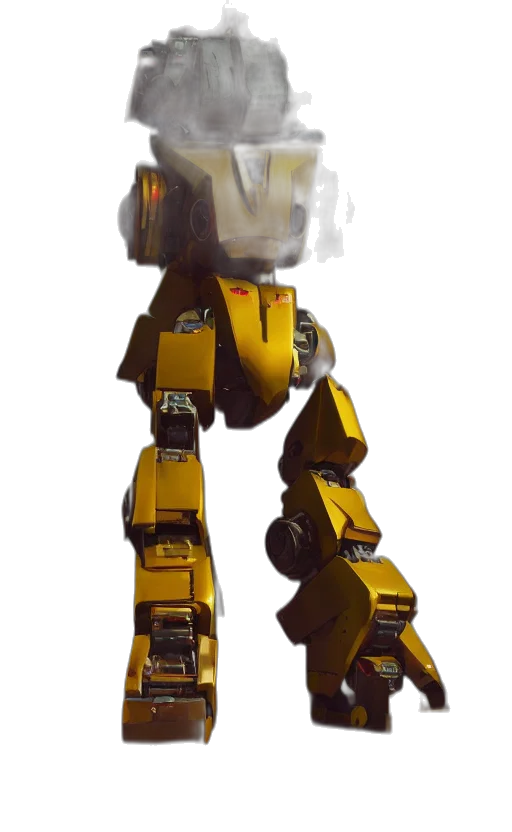 robot, weapon, staff, animal transparent PNG cut-out