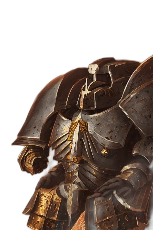 sword, weapon, robot, mask, concept art, 3d render, fantasy art, photorealistic transparent PNG cut-out