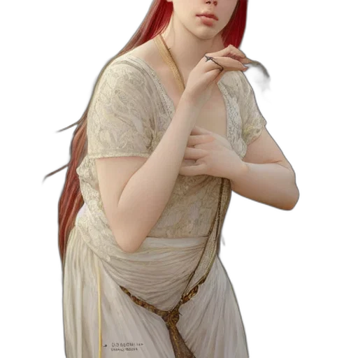 dress, staff, jewelry, sword transparent PNG cut-out