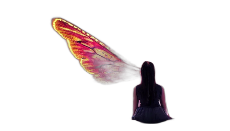 hair, creature, staff, mask transparent PNG cut-out