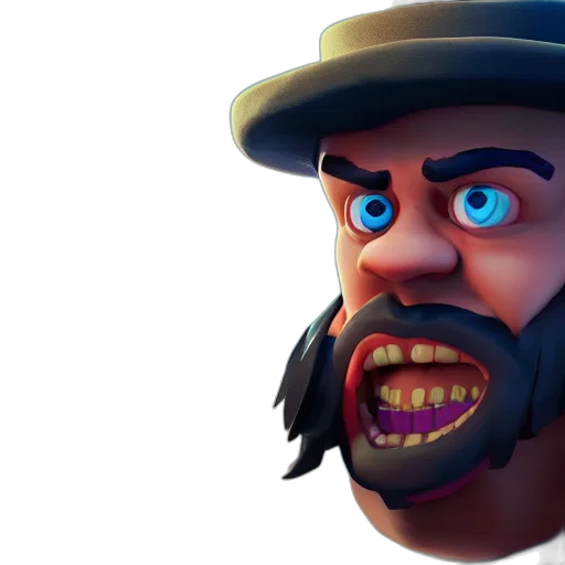 face, creature, 3d render, concept art, fantasy art, photorealistic, portrait, jonny transparent PNG cut-out