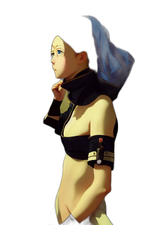 dress, staff, face, concept art transparent PNG cut-out