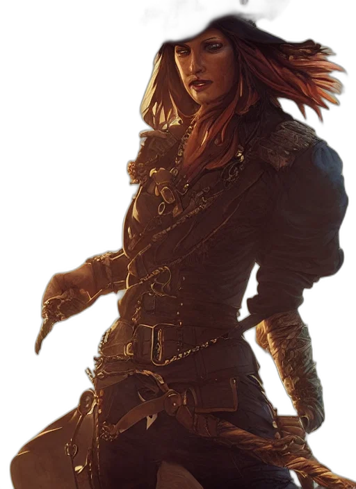 staff, jacket, sword, face transparent PNG cut-out