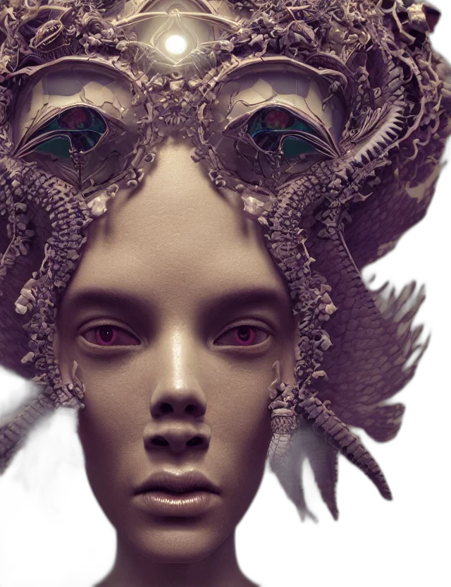 mask, crown, face, creature transparent PNG cut-out