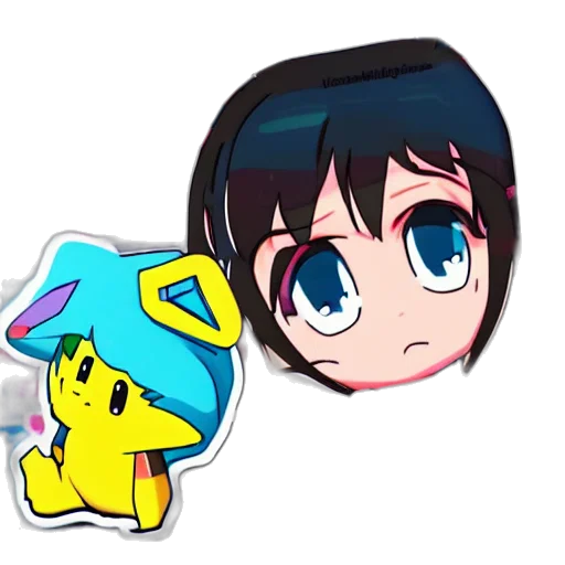 creature, anime, cartoon, pixel art transparent PNG cut-out