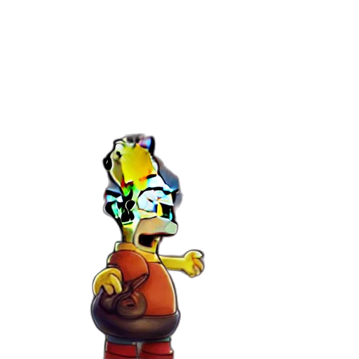 staff, mask, crown, face, pixel art, concept art, 3d render, cartoon transparent PNG cut-out